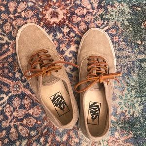 Burlap Vans